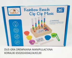DUS-GRA DREWNIANA MANIPULACYJNA KORALIKI 6502024304224