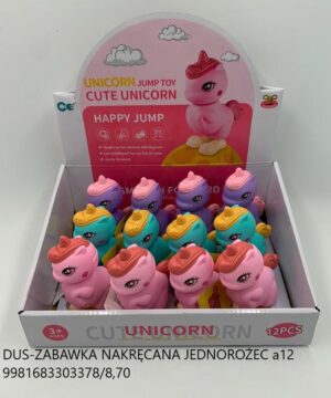 DUS-ZABAWKA NAKRĘCANA JEDNOROŻEC a12 9981683303378