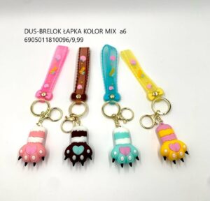 DUS-BRELOK ŁAPKA KOLOR MIX  a6 6905011810096