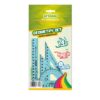 AMEX-ZESTAW KREŚLARSKI Z&nbsp;LINIJKĄ 30CM 4‑ELEM. 6924246165320