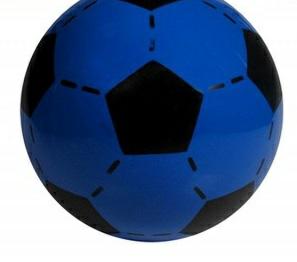 ARTY-PIŁKA PCV 230 MM — SOCCER NIEBIESKA 5901811134272