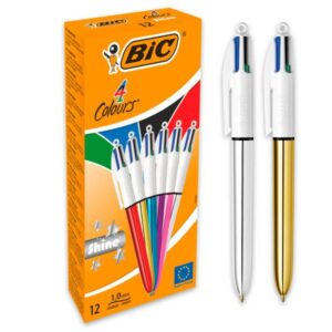BIC DŁUGOPIS 4 KOLORY SHINE MIX KOL.a123086123404120