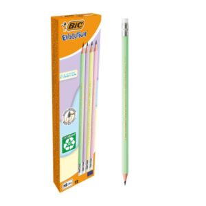 BIC OŁÓWEK Z GUMKĄ PASTELOWY a12 3086123749474