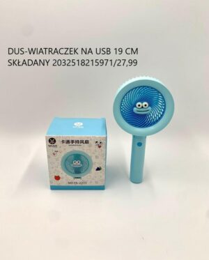 DUS-WIATRACZEK NA USB 19 CM SKŁADANY 2032518215971