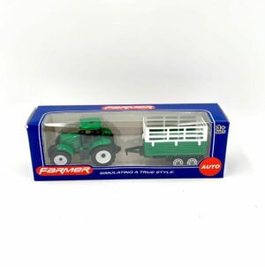 DUS-ZABAWKA TRAKTOR Z PRZYCZEPĄ MAŁY PUDEŁKO 9981683311151