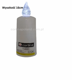 ZNICZ ELEK.NAGROB. WKŁAD LED CONO BIAŁY/CZERWONY  a12 5907520036289