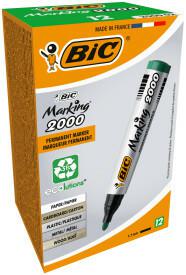 BIC MARKER PERMANENTNY K/OKR a12  ZIELONY 3086129999729