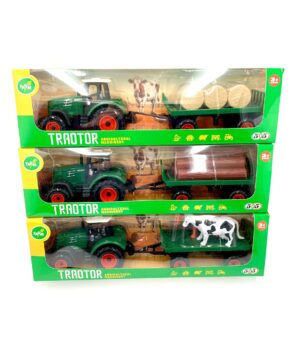 DUS-ZABAWKA TRAKTOR POJAZD + PRZYCZEPA FARMA 2025518110995