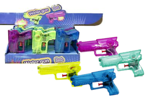 ARTY-PISTOLET NA WODĘ 15CM PRZEZROCZYSTY DISP. a12 5901811177705