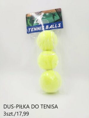DUS-PIŁKA DO TENISA ZESTAW 3  9981683324229