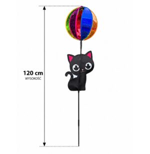DUS-WIATRACZEK OGRODOWY STOJĄCY Z KOTKIEM/PIESKIEM 120 CM. a10  4350403617784