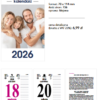KALENDARZ ZDZIERAK RODZINNY B7 2026 a12 5904830716207