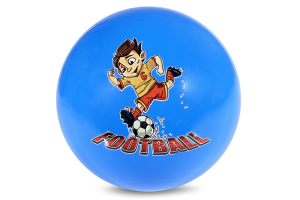 ARTY-PIŁKA PVC 230 MM — FOOTBALL NIEBIESKA 5901811134302