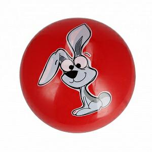 ARTY-PIŁKA PVC 230 MM — ZAJĄCZEK CZERWONA 5901811133817