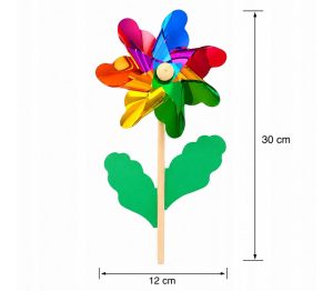 DUS-WIATRACZEK OGRODOWY HOLOGRAMOWY MAŁY 30CM. a12 2026518112750