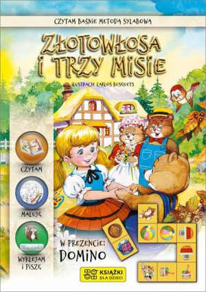 MAR-CZYTAJ ZŁOTOWŁOSA I TRZY MISIE +DOMINO ISBN:978–83-7117–958‑7