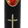 ZNICZ ELEK.NAGROB. RICO 15 CM CZARNY/ZŁOTY/CZERWONY a12 5907520038160