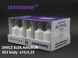 ZNICZ ELEK.NAGROB. ZE3 mix kol.  a155904603487051