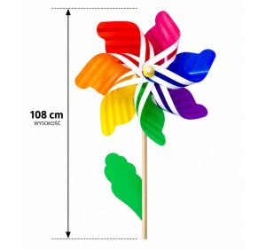 DUS-WIATRACZEK OGRODOWY KROPKI  XL  a12 108CM 2024518106083